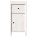 skænke 2 stk. 40x35x80 cm massivt fyrretræ hvid