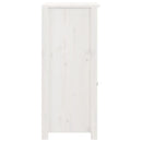skænke 2 stk. 40x35x80 cm massivt fyrretræ hvid