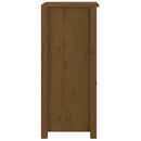 skænk 40x35x80 cm massivt fyrretræ gyldenbrun