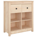 skænk 70x35x80 cm massivt fyrretræ