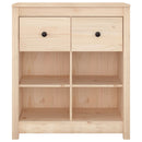 skænk 70x35x80 cm massivt fyrretræ