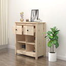 skænk 70x35x80 cm massivt fyrretræ
