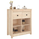 skænk 70x35x80 cm massivt fyrretræ