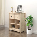 skænk 70x35x80 cm massivt fyrretræ