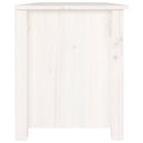 skobænk 70x38x45,5 cm massivt fyrretræ hvid