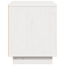 tv-bord 74x35x44 cm massivt fyrretræ hvid