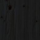 tv-bord 74x35x44 cm massivt fyrretræ sort
