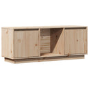 tv-bord 110,5x35x44 cm massivt fyrretræ