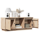 tv-bord 110,5x35x44 cm massivt fyrretræ