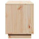 tv-bord 110,5x35x44 cm massivt fyrretræ