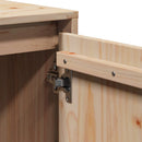 tv-bord 110,5x35x44 cm massivt fyrretræ