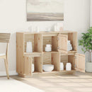 skænk 110,5x35x80 cm massivt fyrretræ