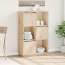højskab 74x35x117 cm massivt fyrretræ