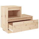 sengebord 60x34x51 cm massivt fyrretræ