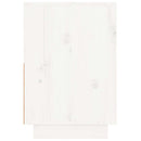 sengeborde 2 stk. 60x34x51 cm massivt fyrretræ hvid