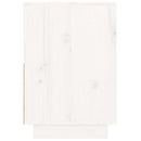 sengeborde 2 stk. 60x34x51 cm massivt fyrretræ hvid