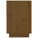 sengeborde 2 stk. 60x34x51 cm massivt fyrretræ gyldenbrun