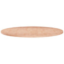 rund bordplade Ø60x1,5 cm ubehandlet massivt egetræ