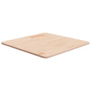 firkantet bordplade 60x60x1,5 cm ubehandlet massivt egetræ