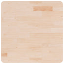 firkantet bordplade 60x60x1,5 cm ubehandlet massivt egetræ