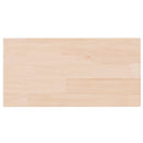 hyldeplade 40x20x1,5 cm ubehandlet massivt egetræ
