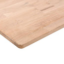 hyldeplade 60x20x1,5 cm ubehandlet massivt egetræ