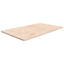 bordplade til badeværelse 100x60x1,5 cm massivt træ ubehandlet