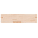 hyldeplade 80x20x2,5 cm ubehandlet massivt egetræ