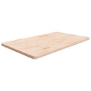 bordplade til badeværelse 100x60x2,5 cm massivt træ ubehandlet