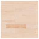 firkantet bordplade 40x40x4 cm ubehandlet massivt egetræ