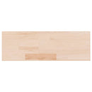 hyldeplade 60x20x4 cm ubehandlet massivt egetræ