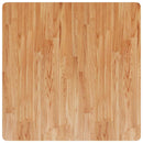firkantet bordplade 90x90x1,5 cm behandlet massivt eg lysebrun