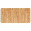 bordplade til badeværelse 80x40x1,5 cm massivt træ lysebrun