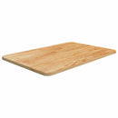 bordplade til badeværelse 60x40x1,5 cm massivt træ lysebrun