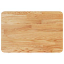 bordplade til badeværelse 60x40x1,5 cm massivt træ lysebrun