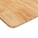 bordplade til badeværelse 60x40x1,5 cm massivt træ lysebrun