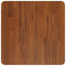 firkantet bordplade 50x50x1,5 cm behandlet massivt eg mørkebrun