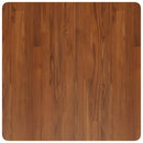 firkantet bordplade 70x70x1,5 cm behandlet massivt eg mørkebrun