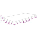 bordplade til badeværelse 80x40x2,5 cm massivt træ lysebrun