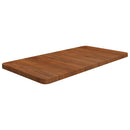 bordplade til badeværelse 80x40x2,5 cm massivt træ mørkebrun