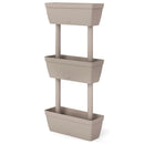 plantekasser 6 stk. 100 cm gråbrun