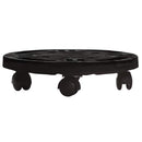 plantevogn med hjul 30 cm i diameter 170 kg sort
