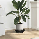 plantevogn med hjul 30 cm i diameter 170 kg sort