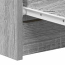 kommode 60x35x98,5 cm konstrueret træ grå sonoma-eg