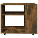 sidebord 70x35x60,5 cm konstrueret træ røget egetræsfarve