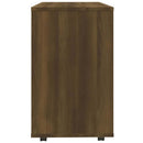 sidebord 70x35x60,5 cm konstrueret træ brun egetræsfarve