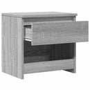 sengeborde 2 stk. 40x30x39 cm konstrueret træ grå sonoma-eg