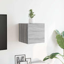 væghængt tv-skab 30,5x30x30 cm grå sonoma-eg