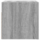 væghængt tv-skab 30,5x30x30 cm grå sonoma-eg
