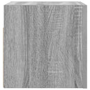 væghængt tv-skab 30,5x30x30 cm grå sonoma-eg